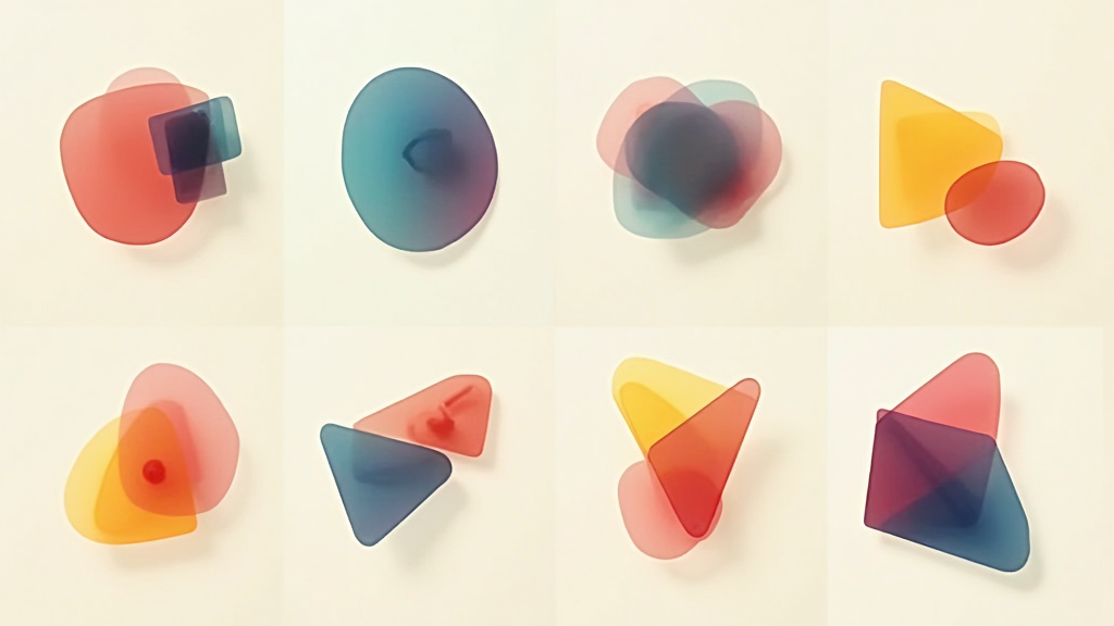 Various camera filters arranged together