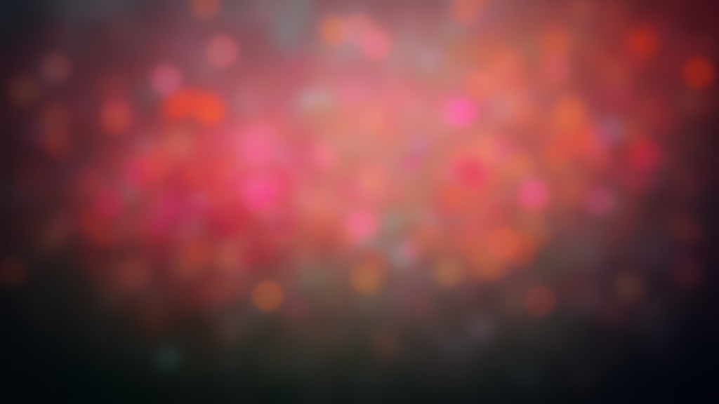 Beautiful bokeh effect with soft, colorful background and a sharp flower in the foreground