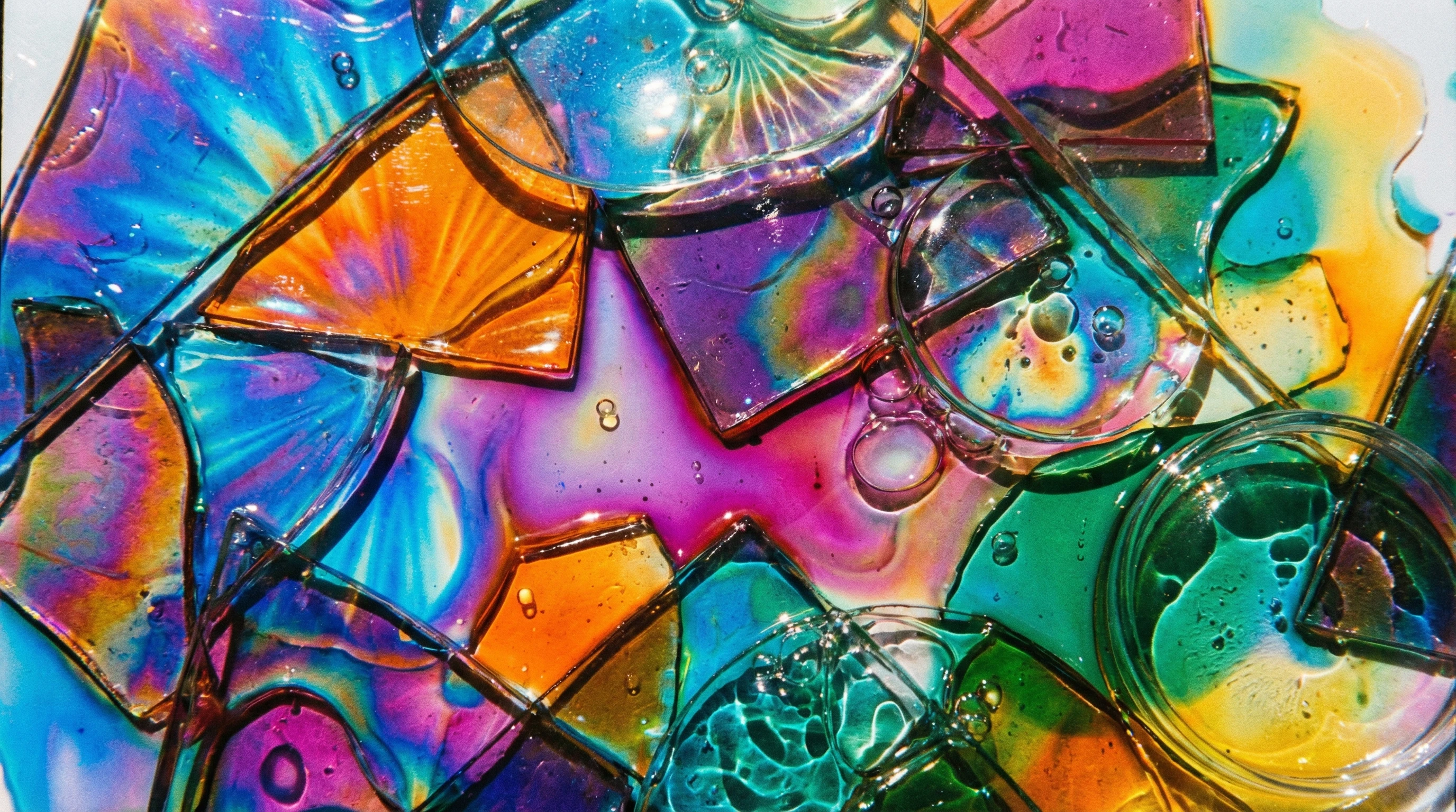 abstract photography colorful shapes