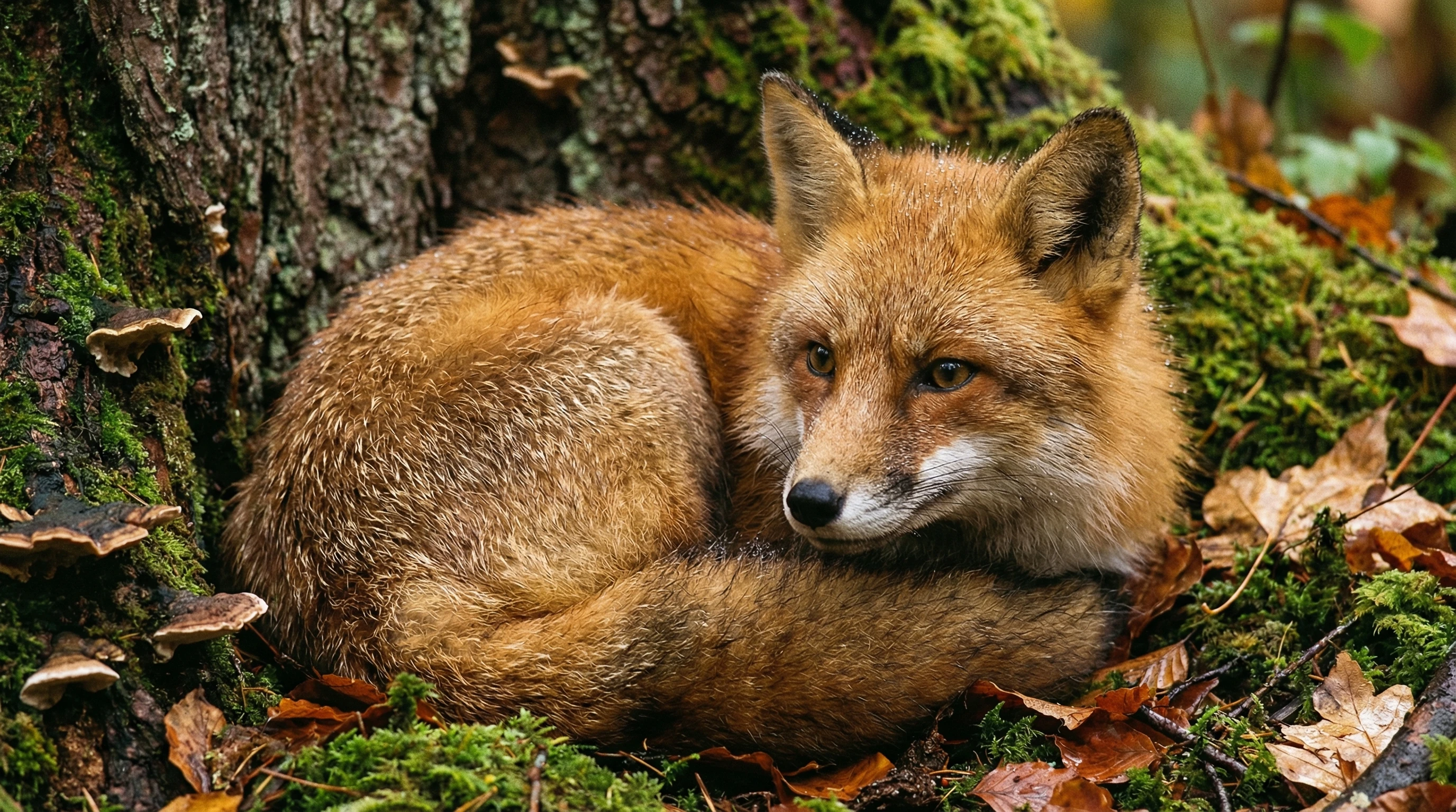 Close-up wildlife photography image of a wild animal in nature